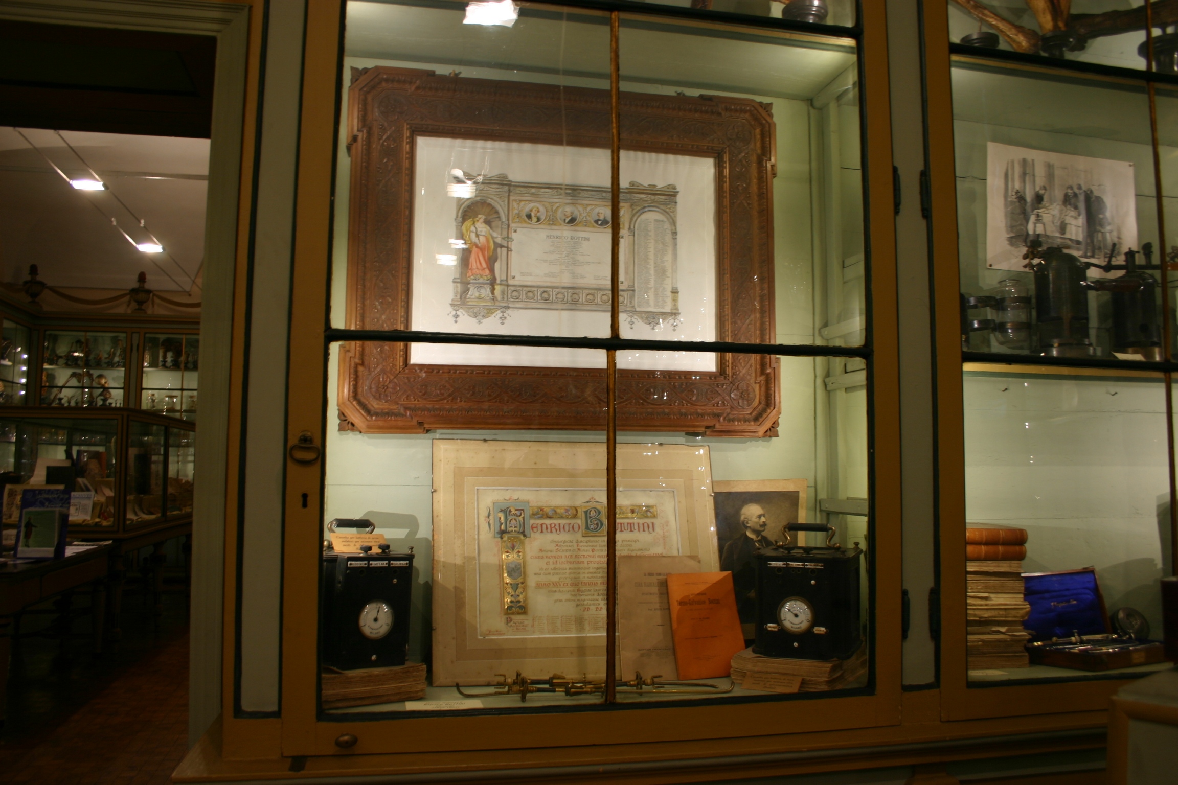 Enrico Bottini's memorabilia, Museo per la Storia dell'Università, Pavia - 01.JPG